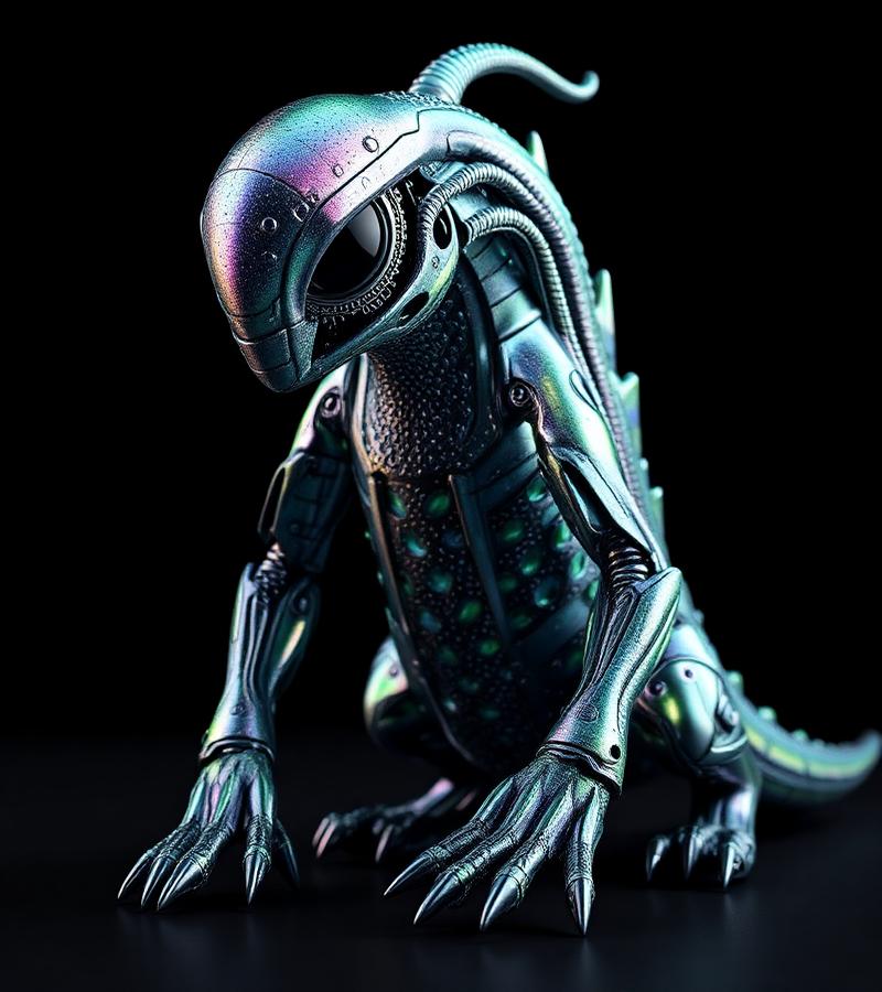 Iridis creature concept 3D sculpt
