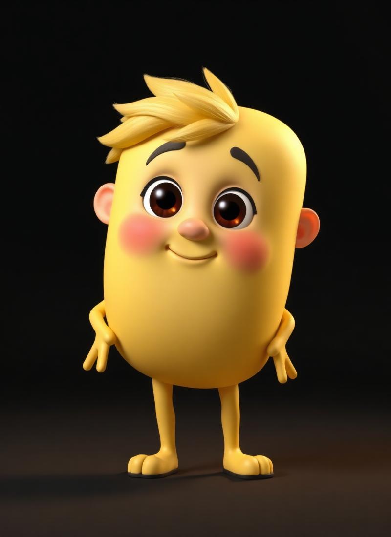 Pip stylized 3D character for original IP