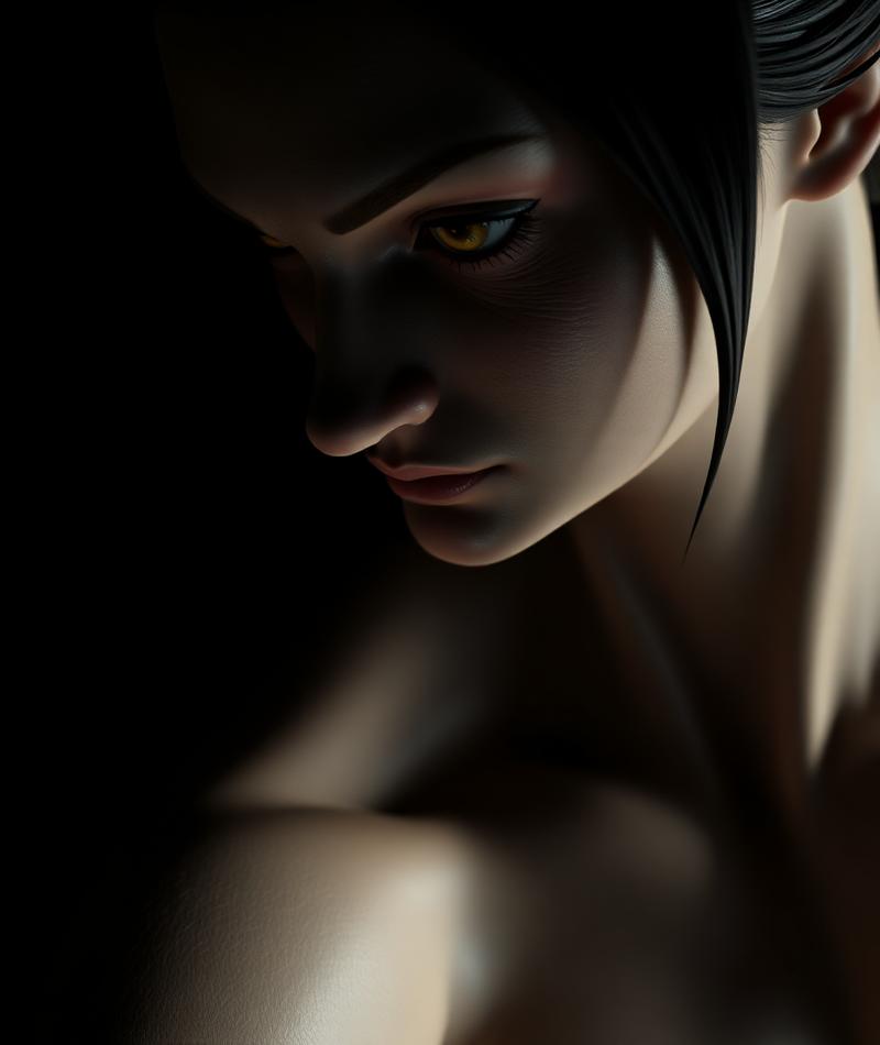 Solene realistic 3D portrait character